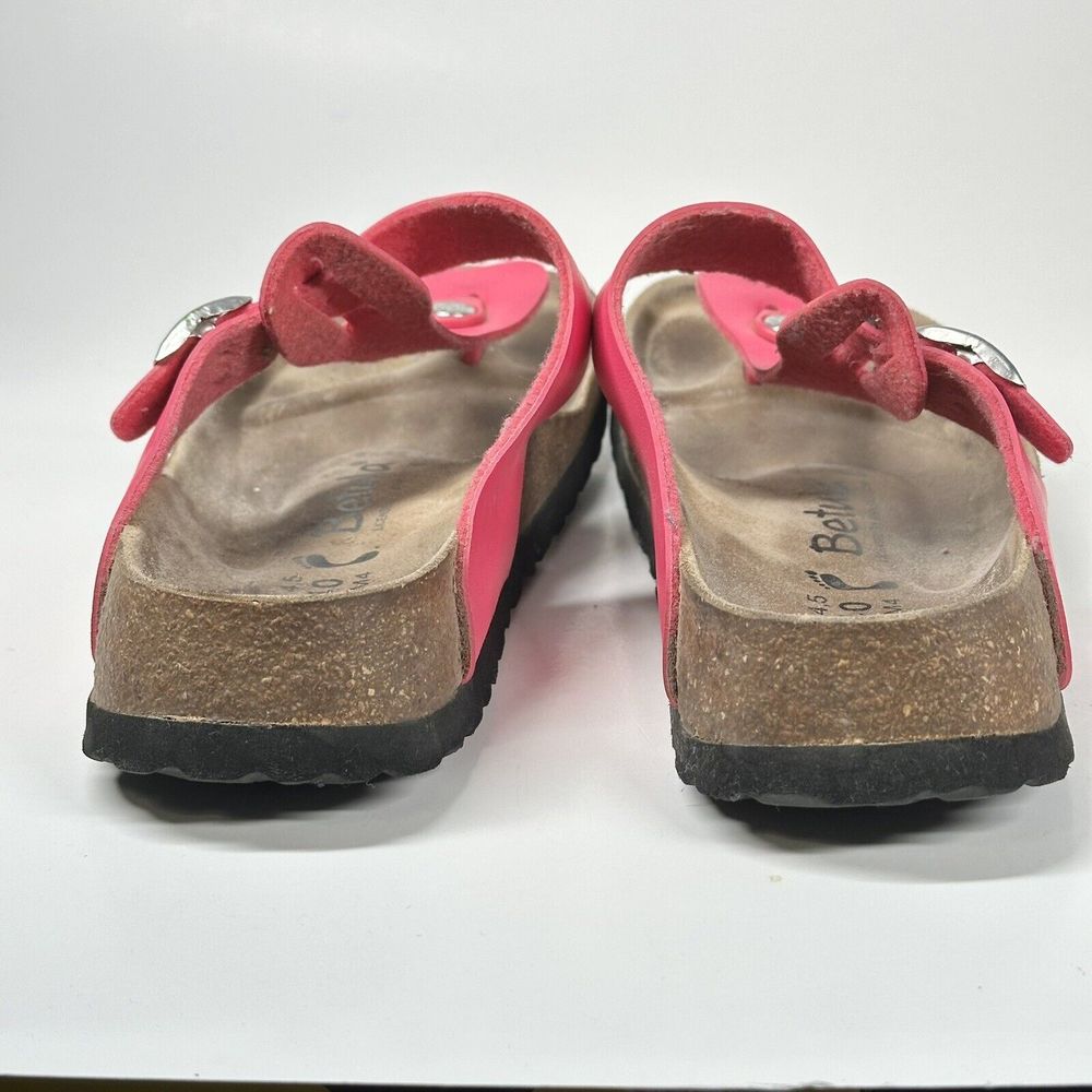 Betula By Birkenstock Gizeh T-Strap Pink Sandals Womens Size 6 (EU 37) Cork - Picture 11 of 16